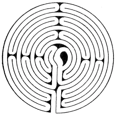 FIG. 7.—Maze at Boughton Green, Nottinghamshire.