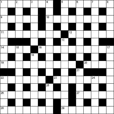 Crossword by Araucaria